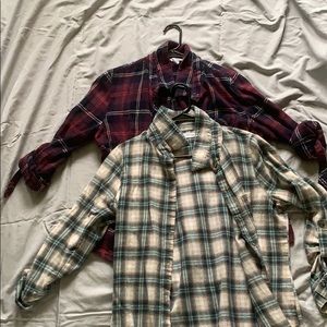 Two stylish flannels